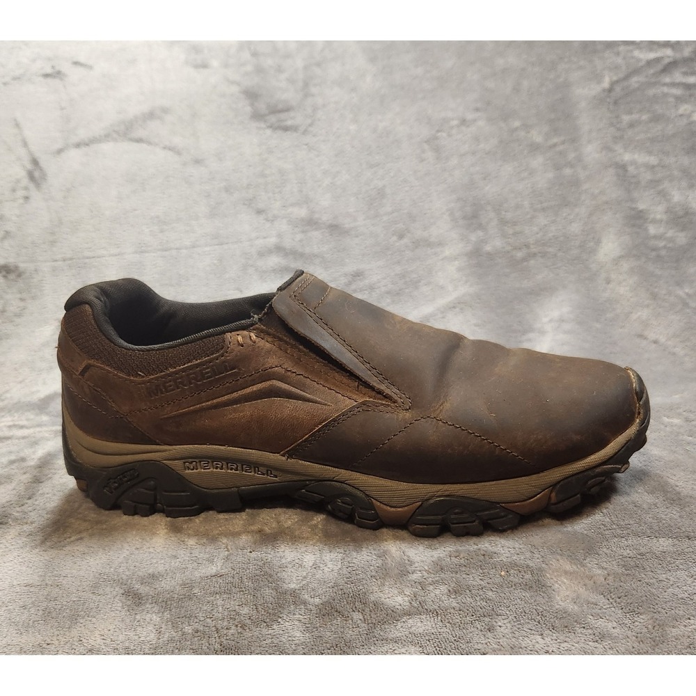 Merrell Shoes Mens 11.5 Brown Moab 3 Adventure Moc Slip On Casual Trail